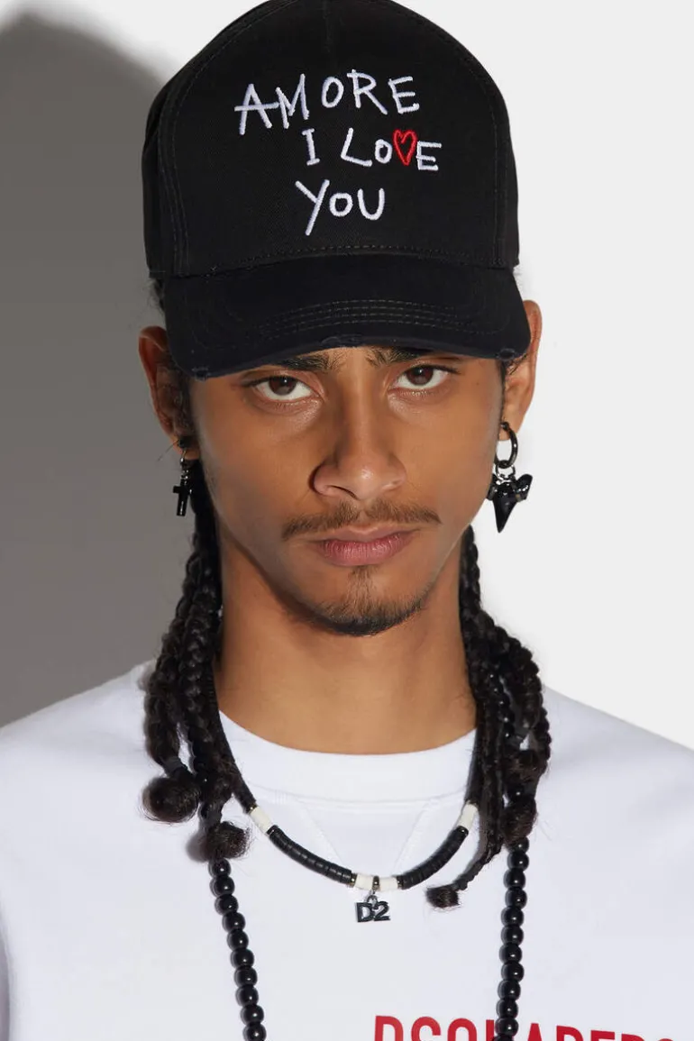 Amore I Love You Baseball Cap