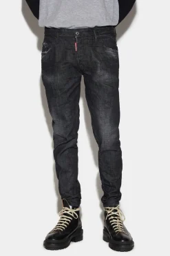 Black Clean Wash Skater Jeans