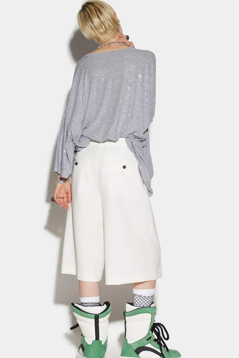 Cropped-Leg Culottes