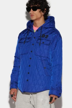 D2 Quilted Dropped Military Jacket