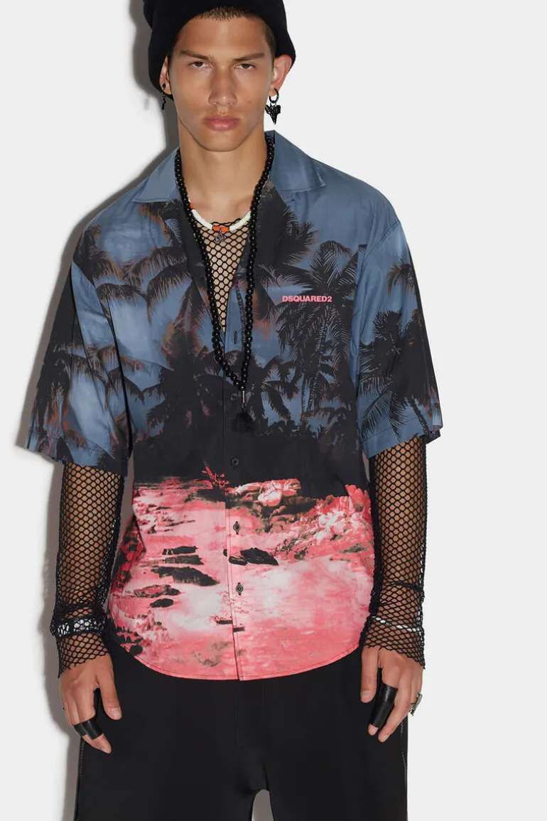 D2 Sunrise Bowling Shirt