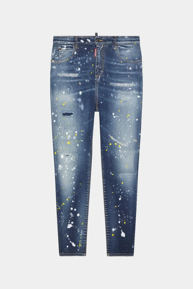Dark Crystal Wash High Waist Twiggy Jeans