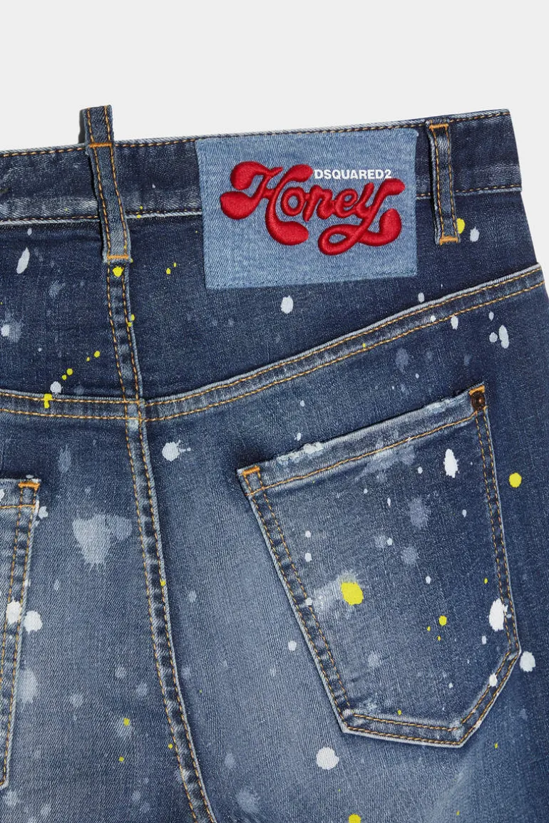 Dark Crystal Wash High Waist Twiggy Jeans