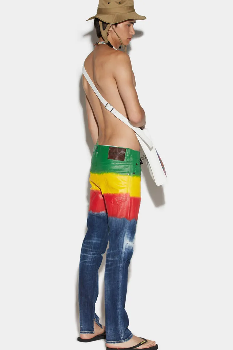 Dark Rasta Wash Cool Guy Jeans