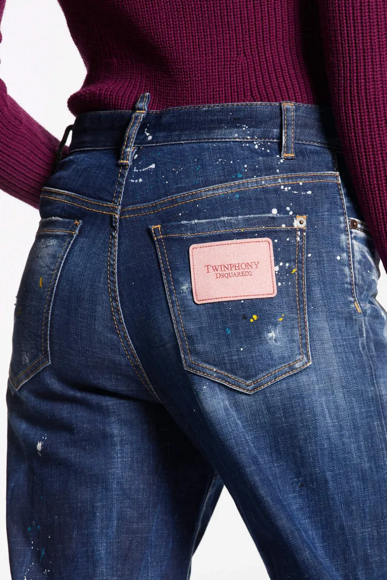 Dark Spotted Wash San Diego Jeans