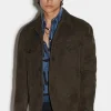 Drawstring Trench Blazer