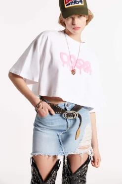 Dsq2 Oversize Cropped T-Shirt