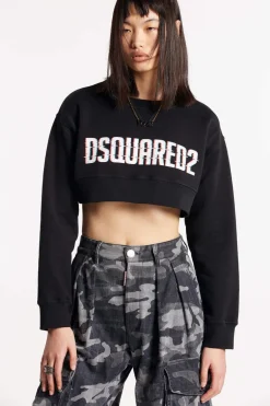 Dsquared2 Cropped Cool Sweatshirt