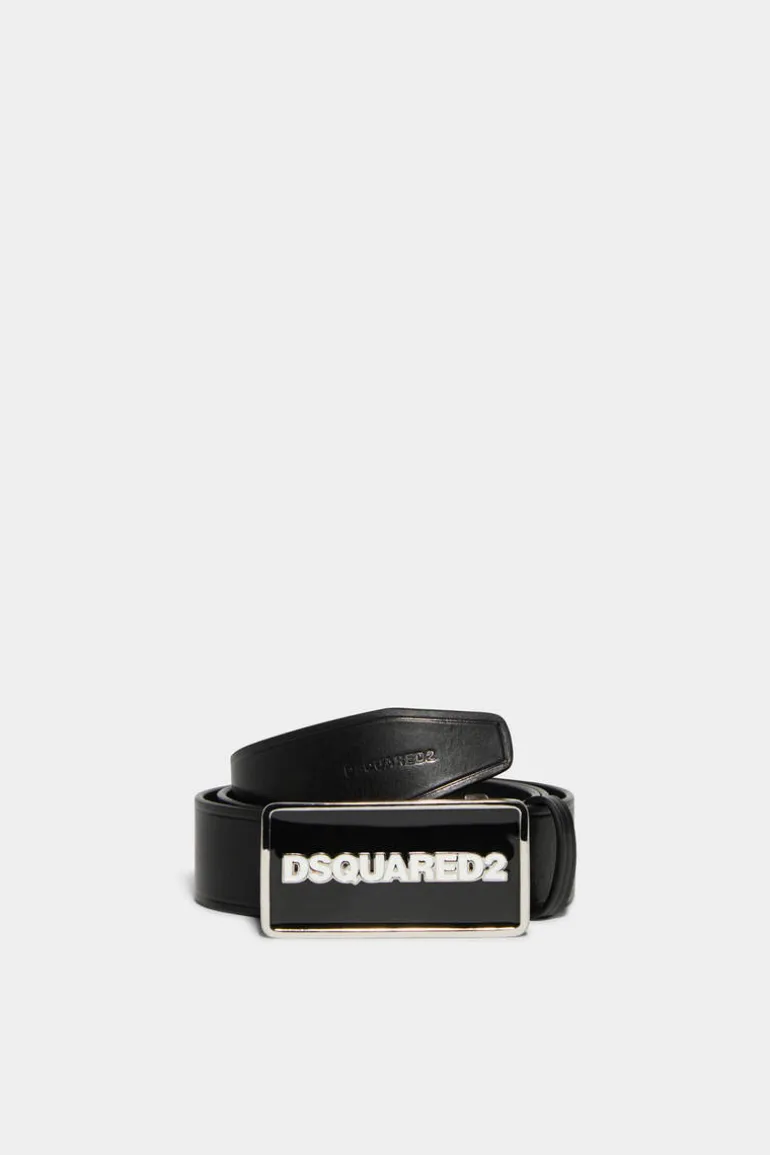 Dsquared2 Logo Plaque Belt