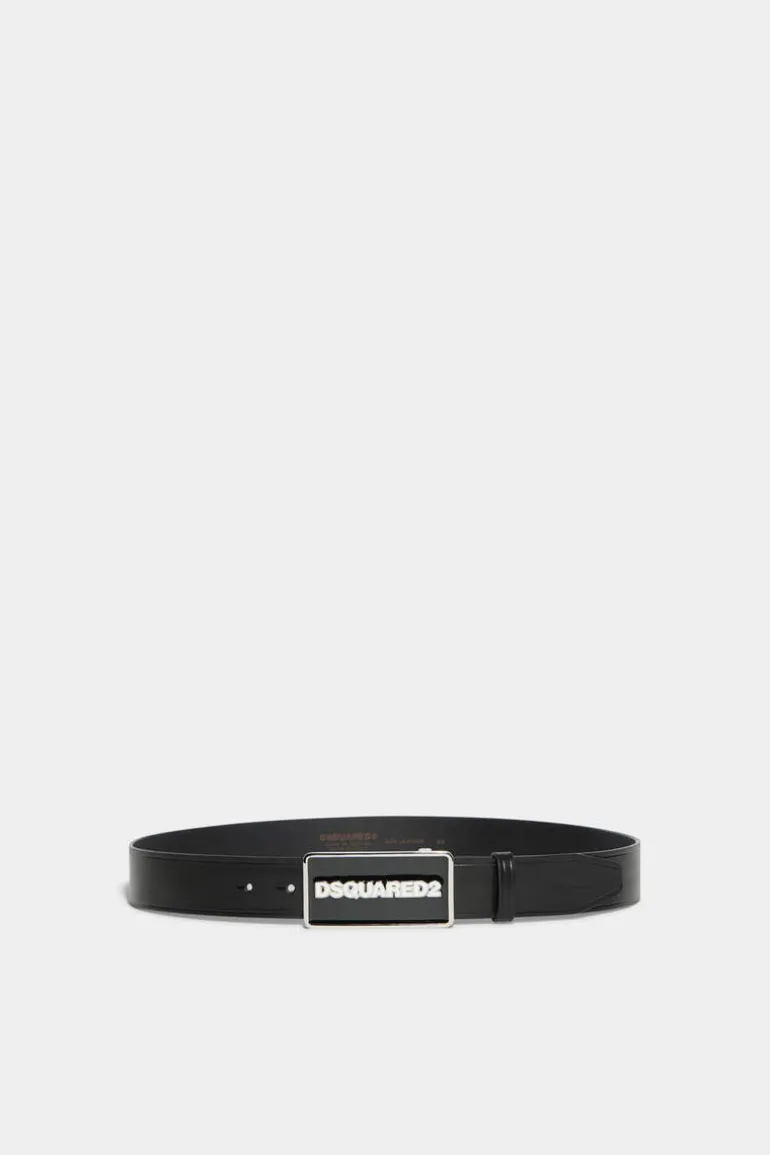 Dsquared2 Logo Plaque Belt
