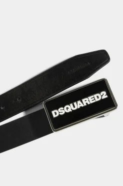 Dsquared2 Logo Plaque Belt