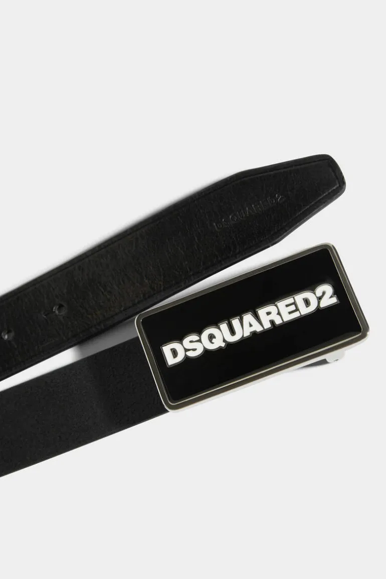 Dsquared2 Logo Plaque Belt