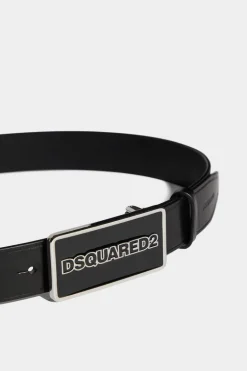 Dsquared2 Logo Plaque Belt