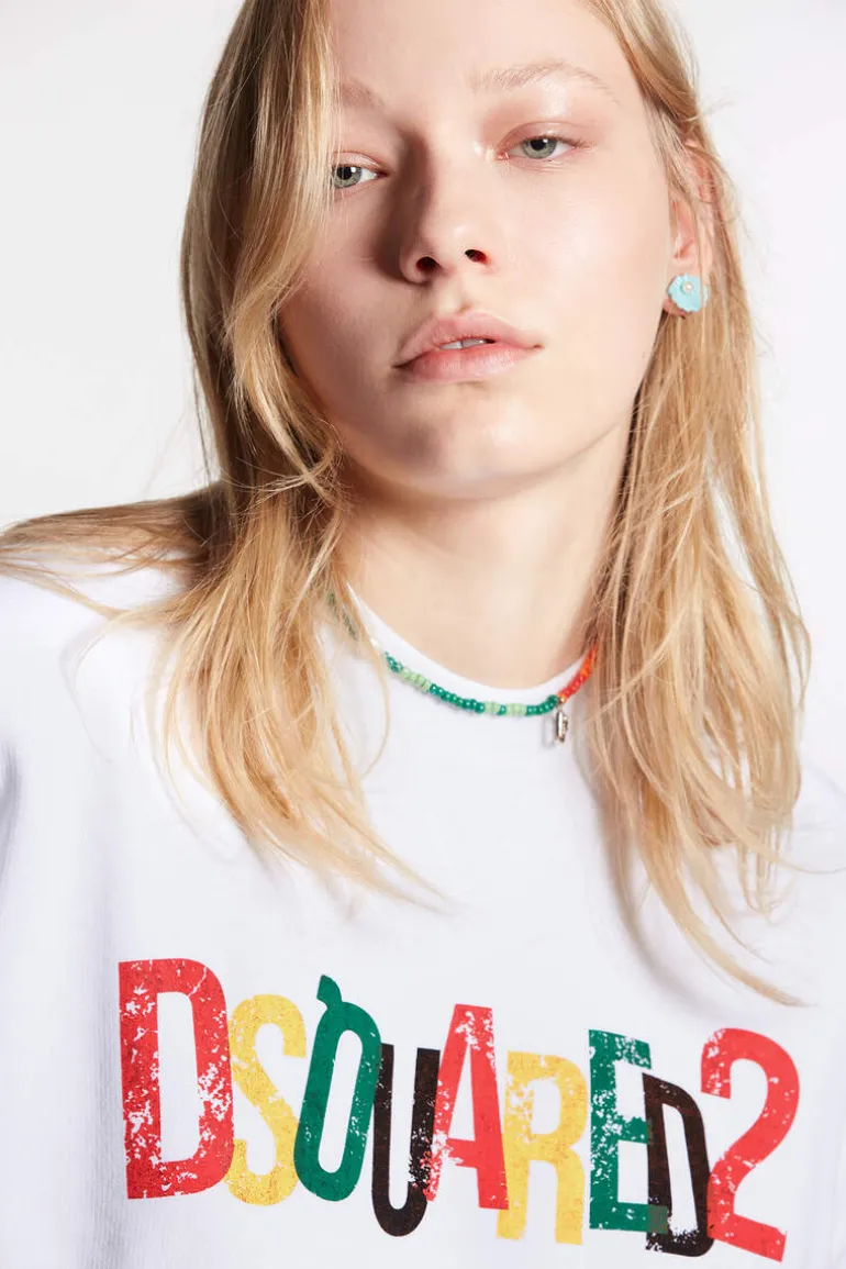 Dsquared2 Rainbow Cool Sweatshirt