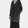 Hooded Jean Coat