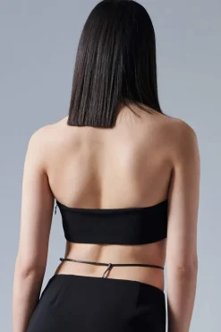 Icon Leather Trimmed Top