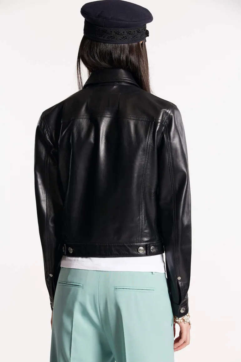 Leather Boyfriend Jacket