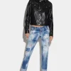 Light Glassy Wash Jennifer Cropped Jeans