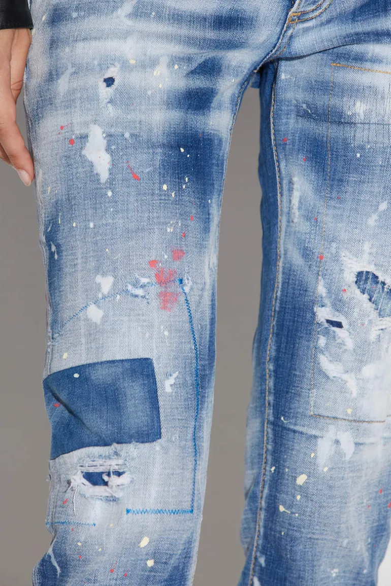 Light Glassy Wash Jennifer Cropped Jeans