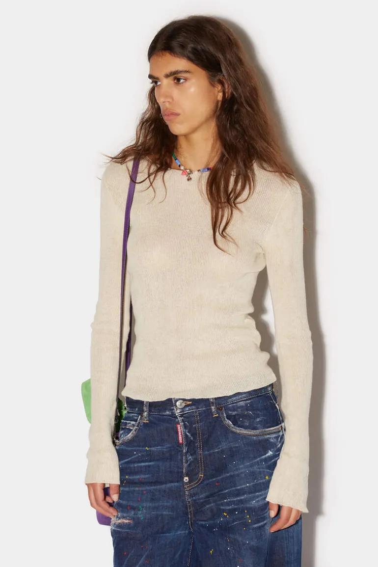 Light Ribbed Knit Top