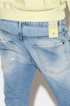 Light Wash Skater Jeans