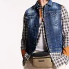 Medium Red Spots Wash Dan Jean Vest
