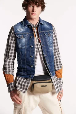 Medium Red Spots Wash Dan Jean Vest