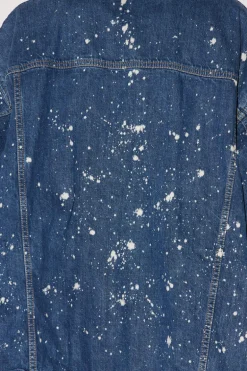 Medium Sea Salt Wash Over Jean Jacket