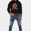 Medium Wash Skater Jeans