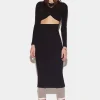 Pick-A-Boo Long Dress