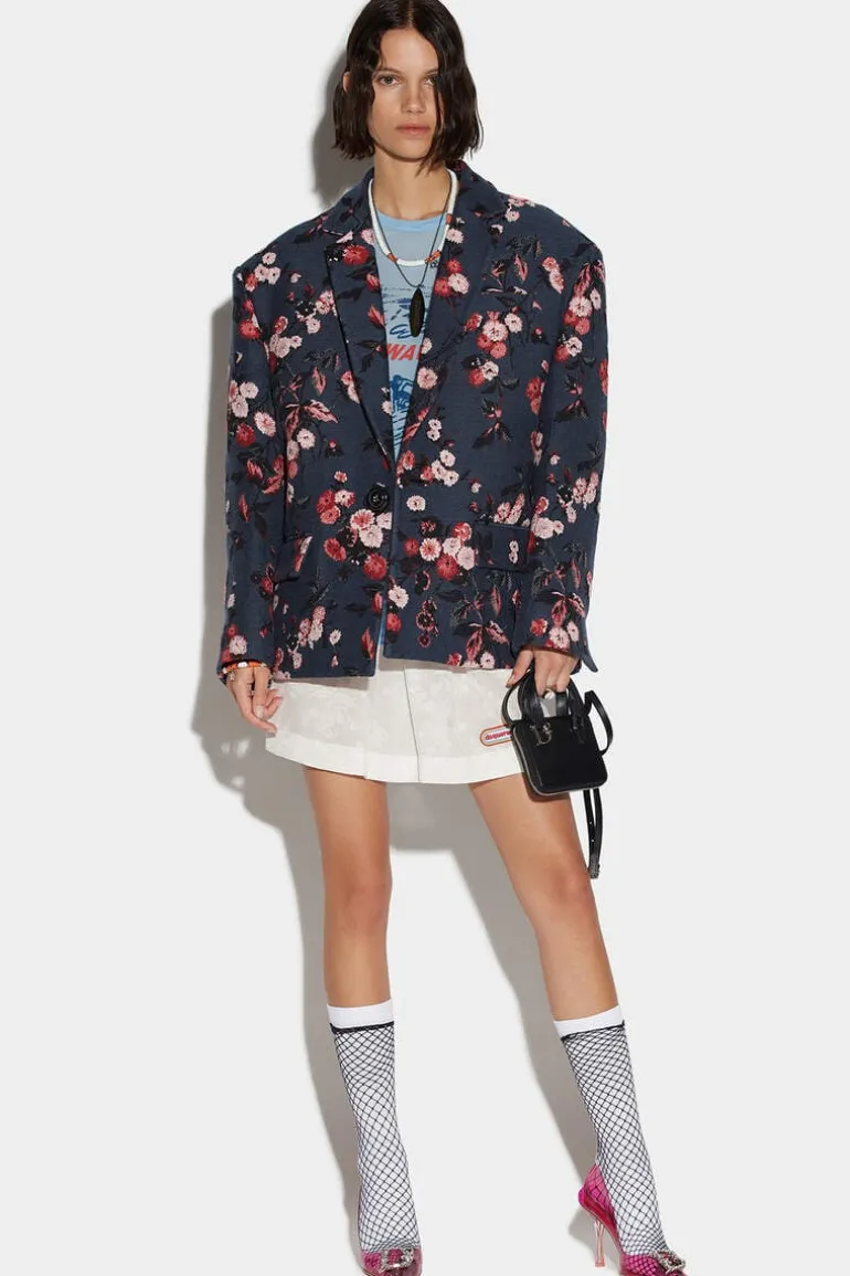 80'S One Button Blazer