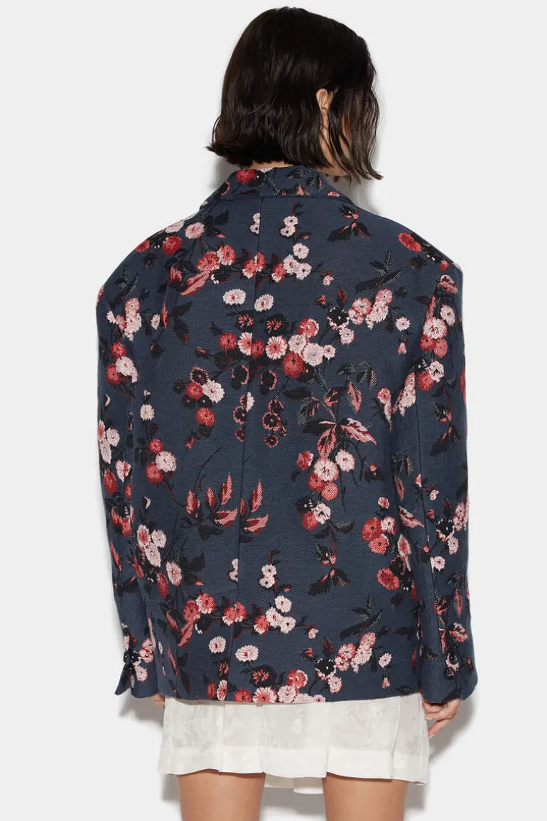 80'S One Button Blazer