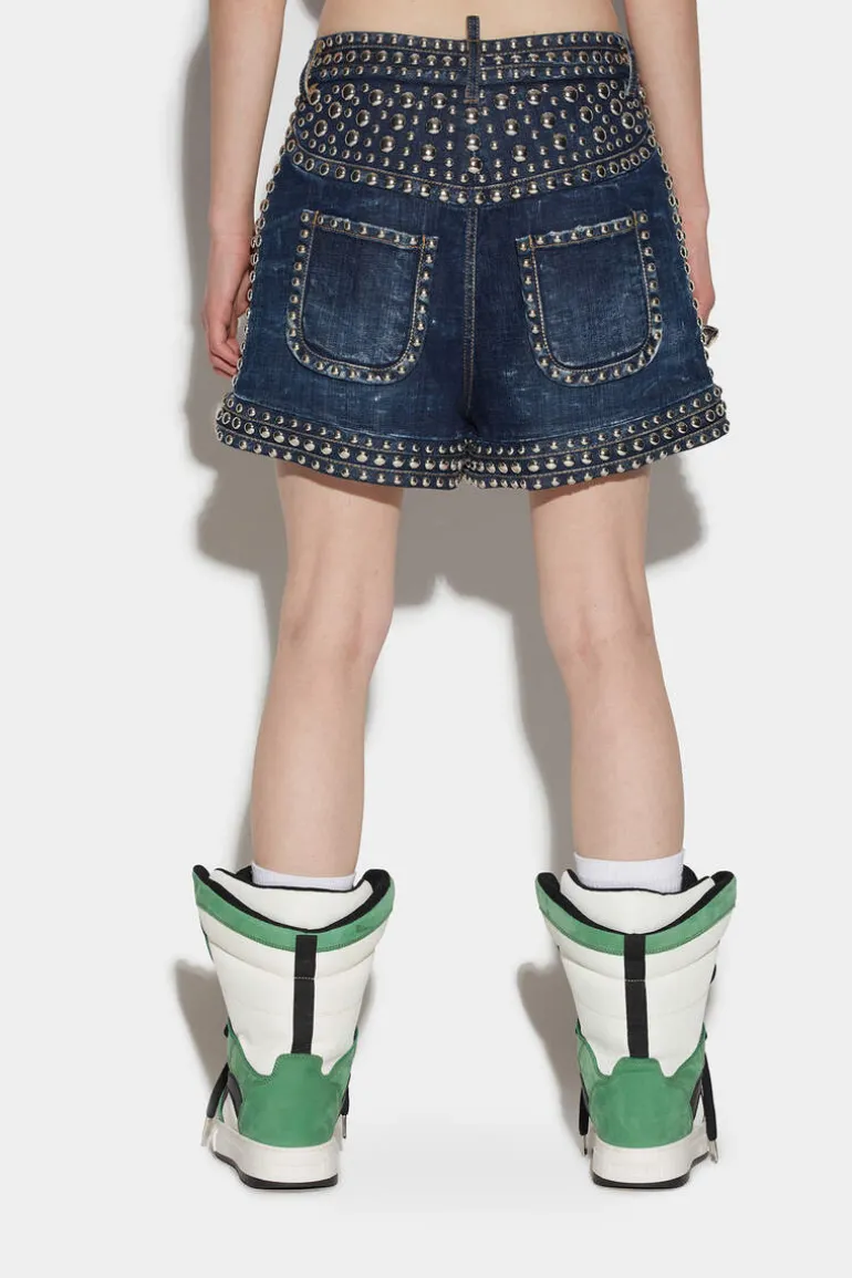 Studded Baggy Shorts